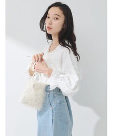 earth music&ecology ふくれジャガードボレロ