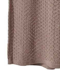 earth music&ecology ＳＥＴ２点レース編みペプラムカーデ＋スカート