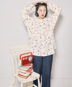 ワコール／睡眠科学 パジャマ 長袖 長ズボン 綿100%(本体) 寝返りしやすい 【睡眠科学×サンリオキャラクターズ】 レディース YDX651 睡眠科学／ワコール