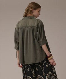 GRACE CONTINENTAL ツイルハーフスリーブシャツ