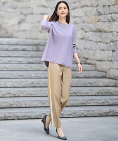 自由区 【カタログ掲載】ウールライクストレッチテーパード パンツ