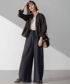 23区 【洗える】シャイニーリブ タンクトップ