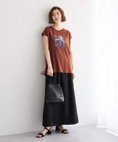 YECCA VECCA フォトプリントノースリーブTee
