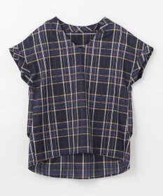 ANY 【洗える】イージーケアチェック ブラウス