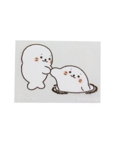 Mother garden しろたん どこでも一緒しろたんステッカー 4枚セット 《ひっぱりあげ/Now Loading…/ぴょこ/はりつき》