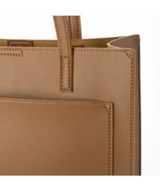 UNBILLION cachecache WEB限定シンセティックレザーフロントポケットトート