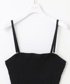 ANY SIS 【洗える】ニットリブ ビスチェ