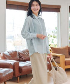 Tiaclasse シアーシャツ＋タンクトップセット（2点セット）