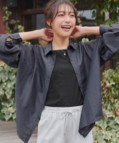 Tiaclasse シアーシャツ＋タンクトップセット（2点セット）