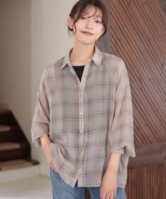 Tiaclasse シアーシャツ＋タンクトップセット（2点セット）