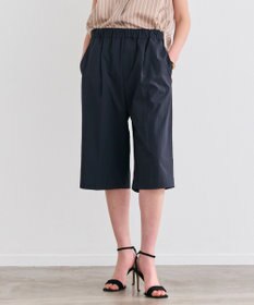 BEIGE， 【接触冷感/UVカット/洗える】YANN / ウエストゴムハーフタックパンツ