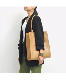 UNBILLION cachecache WEB限定シンセティックレザーフロントポケットトート