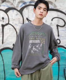 WEGO 【ユニセックス着用ITEM】ピグメントグラフィックT（LS）