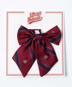 WEGO 【SCHOOLITEM】エンブレム柄スクールリボン