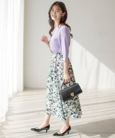 ANY SIS L 【UVカット・洗える】コクーンスリーブ プルオーバー