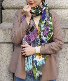 muto U-conic green ストール