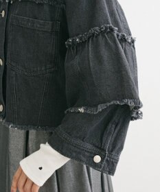 Green Parks ・ＤＯＵＢＬＥ　ＦＬＡＧＳ　フレアスリーブＧジャン