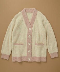 une nana cool カラーブロッキング　カーディガン