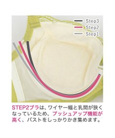 BRADELIS New York 【BRADELIS New York / 育乳補整ブラ・STEP2 寄せる】ナオミステップ2ブラ24S2