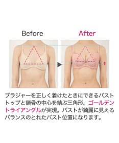 BRADELIS New York 【BRADELIS New York / 育乳補整ブラ・STEP2 寄せる】ナオミステップ2ブラ24S2