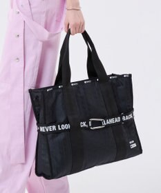 LeSportsac MSGM LG BOAT TOTE/ボートトートブラックジャカード