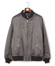 J.PRESS MEN 【J.PRESS ORIGINALS】Bleach Viscose Cotton Satin Flight Jacket / Japan Made