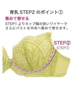 BRADELIS New York 【BRADELIS New York / 育乳補整ブラ・STEP2 寄せる】ナオミステップ2ブラ24S2