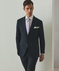 GOTAIRIKU 【形態安定】PREMIUMPLEATS_セミワイドカラー _織柄_通年ドレスシャツ(25年モデル)