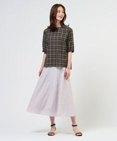 J.PRESS LADIES 【WEB限定カラーあり】アキハ BREEZE COOL フレア スカート