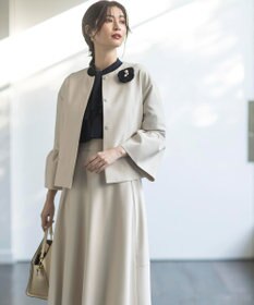 組曲 S 【KUMIKYOKU NAVY】コンフォータブルドレープ ジャケット