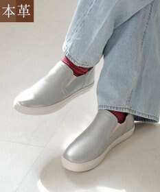 Pointer 本革スライドオンスリッポン