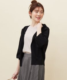 ANY SIS 【接触冷感・UVケア】ニットフーディー カーディガン