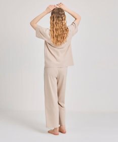 une nana cool 【綿100%】70/2 天竺 半袖開襟パジャマ MADE WITH LIBERTY FABRIC