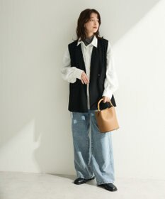 Green Parks Ｏ．洗えてストレッチ　Ｗボタンベスト