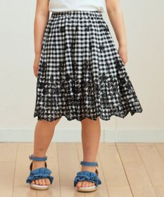 ANY KIDS 裾 刺繍 スカート