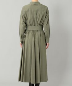 GRACE CONTINENTAL リボン付フレアシャツワンピース