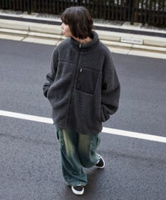 WEGO 【ユニセックス着用ITEM/SMLサイズ展開】ボアブルゾン