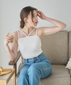 WEGO 【カップ付き】nachumoreホルターネックキャミ