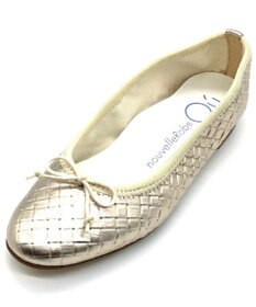 nouvelleRobe Oū サイズ追加【本革・高反発】Round ラウンドトゥ メッシュバレエシューズ