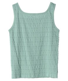 earth music&ecology シャーリングタンクトップ