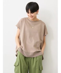 AMERICAN HOLIC 前振りニットフレンチスリーブプルオーバー