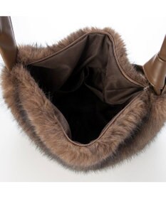 UNBILLION カシュカシュ cachecache / リボンワンハンドルエコファービッグバッグ