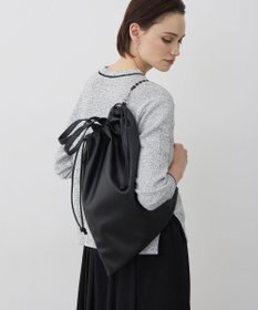 ICB 【2WAY】ドロストトートショルダー ブラック