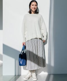 組曲 SOBANEラメプルオーバー ニット