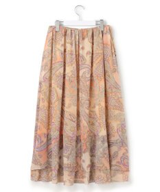 23区 S 【洗える】Erica クレープペイズリープリント スカート