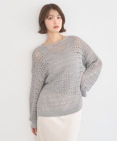 earth music&ecology メッシュニットプルオーバー