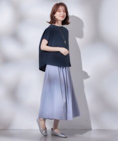 ANY 【ウエストゴム】タフタフレアスカート