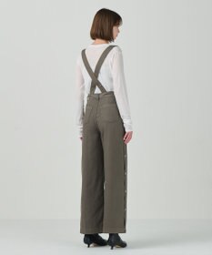 GRACE CONTINENTAL サスペンダーデニムパンツ