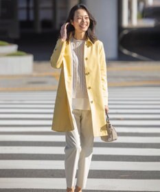 J.PRESS LADIES L 【洗える】GIZA MERCERIZE COTTON ケーブル ニット