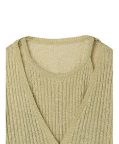 Green Parks テープヤーンドッキングニットプルオーバー
